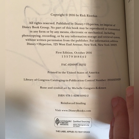 Signed Copy - The Hammer Of Thor - Magnus Chase Series Book 2 - By Rick Riordan - Picture 15 of 15